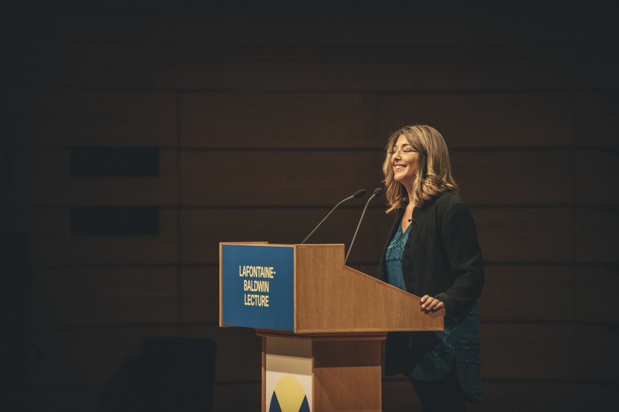Naomi Klein delivers LaFontaine-Baldwin Lecture